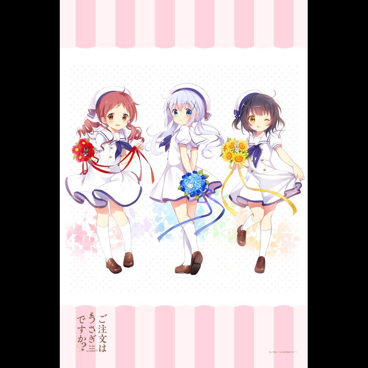 Gochumon wa Usagi Desu Ka?? Fabric Partition Chimame-tai School Uniform