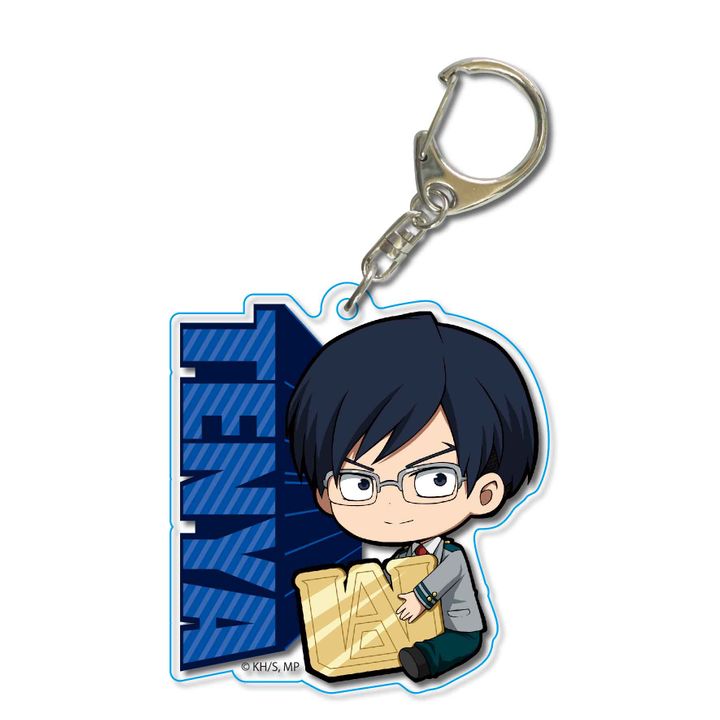 My Hero Academia GyuGyutto Choi Deka Acrylic Key Chain School Uniform Ver. Iida Tenya