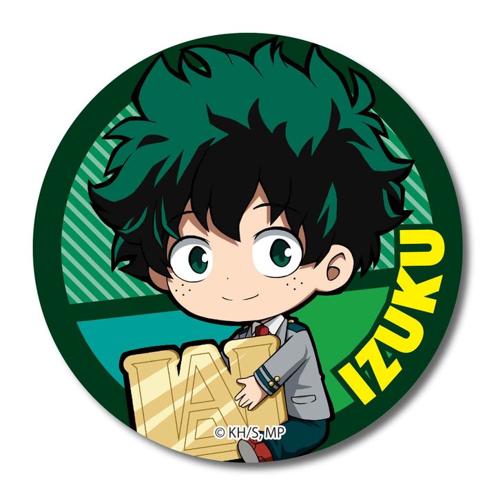 My Hero Academia GyuGyutto Can Badge School Uniform Ver. Midoriya Izuku
