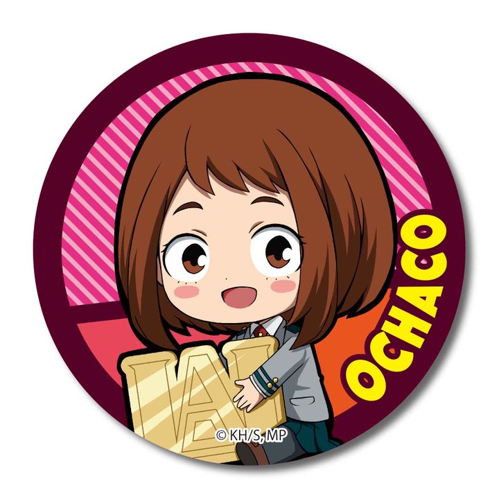 My Hero Academia GyuGyutto Can Badge School Uniform Ver. Uraraka Ochako