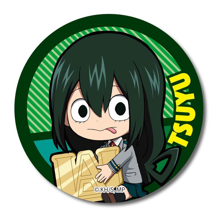 My Hero Academia GyuGyutto Can Badge School Uniform Ver. Asui Tsuyu