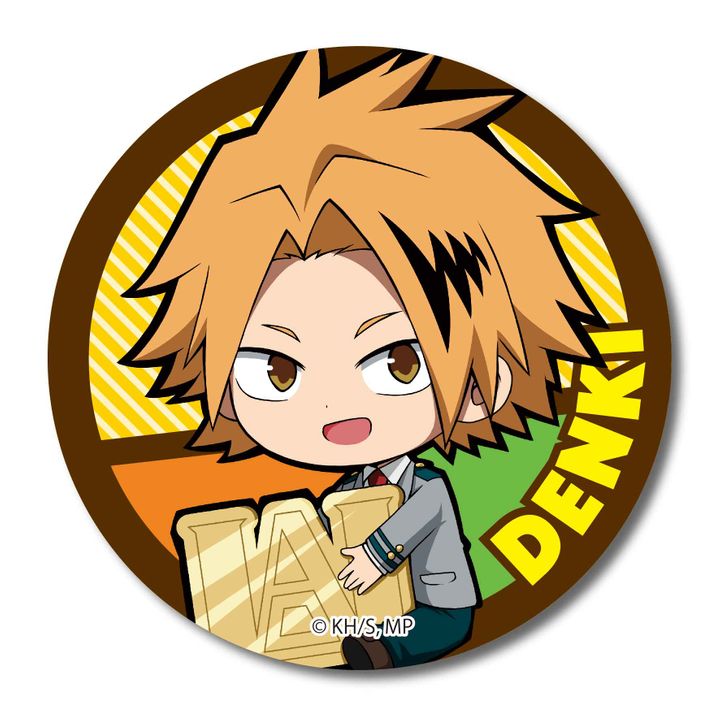My Hero Academia GyuGyutto Can Badge School Uniform Ver. Kaminari Denki
