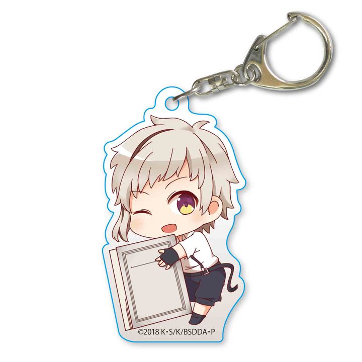 Bungou Stray Dogs DEAD APPLE GyuGyutto Acrylic Key Chain Nakajima Atsushi