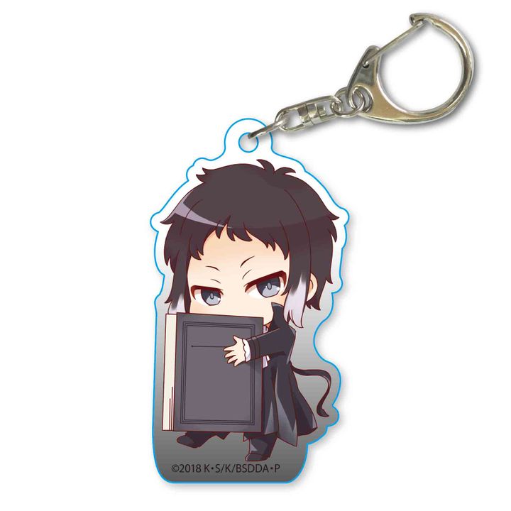 Bungou Stray Dogs DEAD APPLE GyuGyutto Acrylic Key Chain Akutagawa Ryunosuke