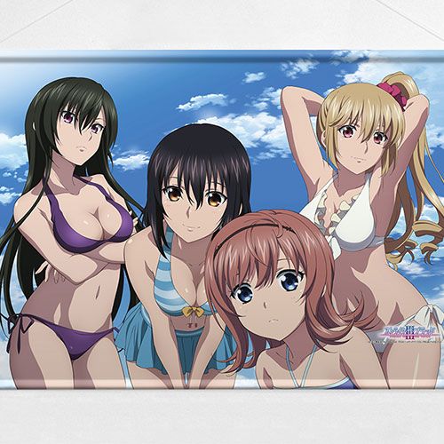 Strike the Blood B2 Tapestry Yukina & Asagi & Yume & Kiriha