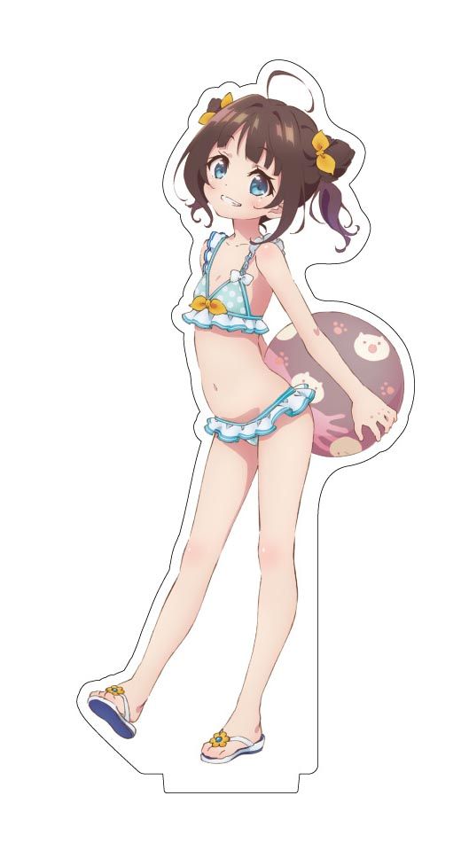 Ryuoh no Oshigoto! Original Illustration Swimwear Acrylic Stand Hinatsuru Ai