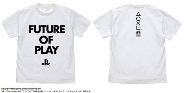 Play Station FUTURE OF PLAY T-shirt Play Station White (Size S, M, L, XL)