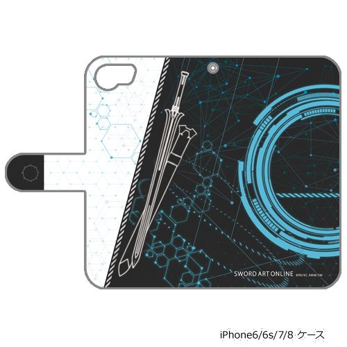 Sword Art Online The Movie -Ordinal Scale- Book Type Smartphone Case for iPhone6/7/8 Kirito