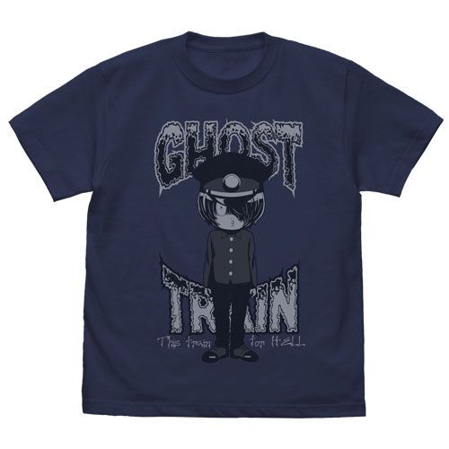 GeGeGe no Kitaro Train Staff T-shirt Indigo