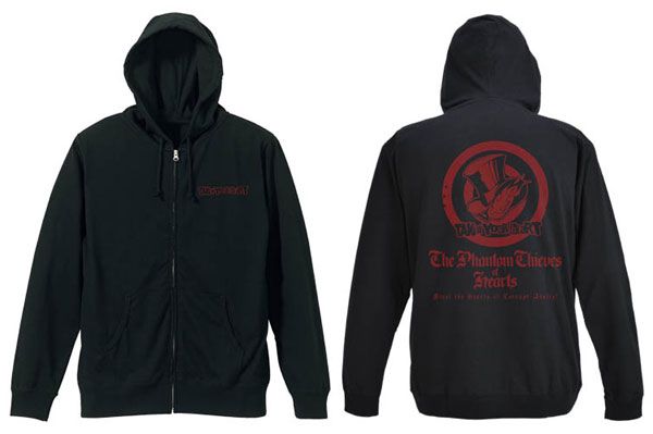 PERSONA5 the Animation Phantom Thieves of Hearts Light Hoodie Black