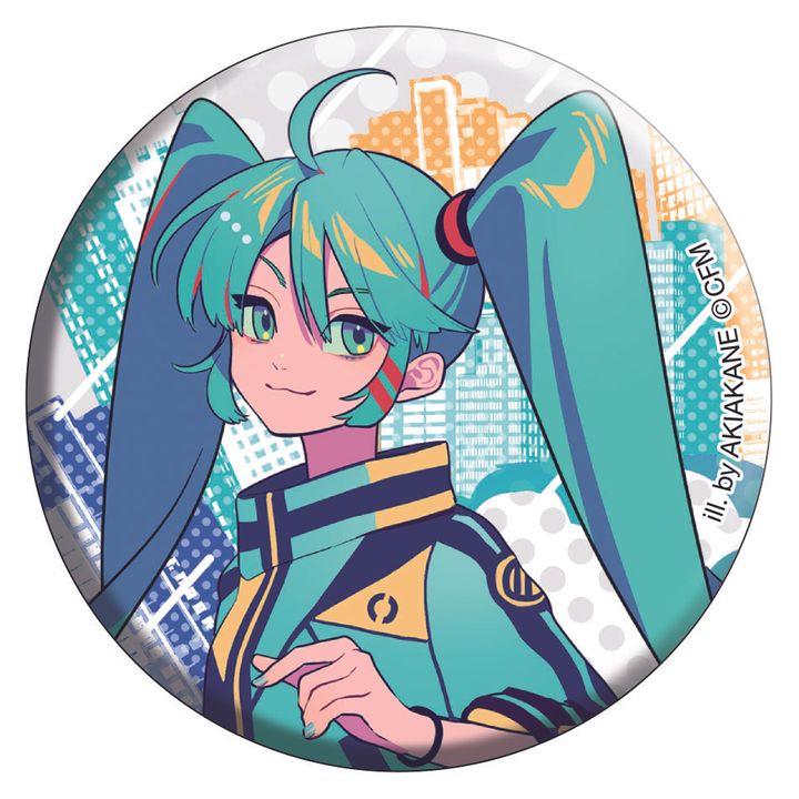 Hatsune Miku Series Can Badge Akiakane Ｍiku