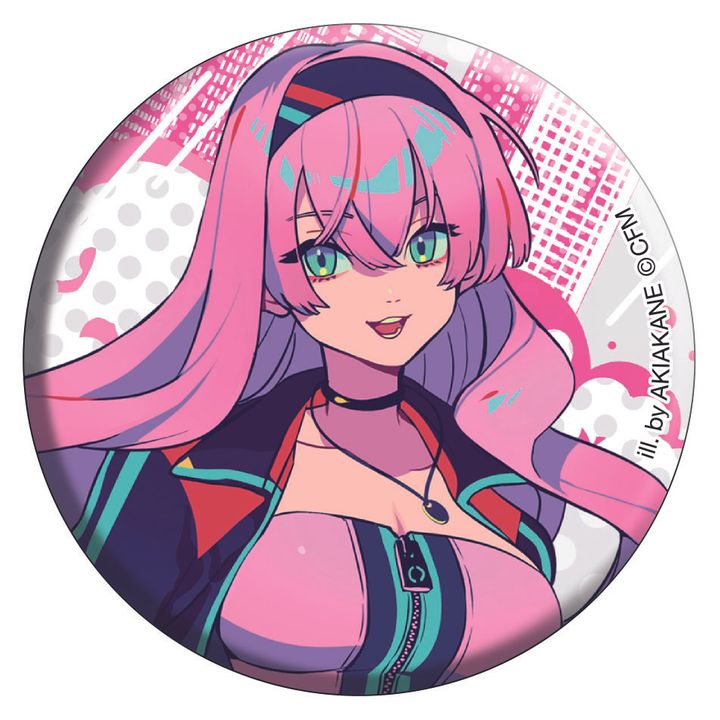 Hatsune Miku Series Can Badge Akiakane Luka