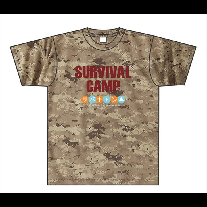 Yurucamp Survival Camp Dry T-shirt 