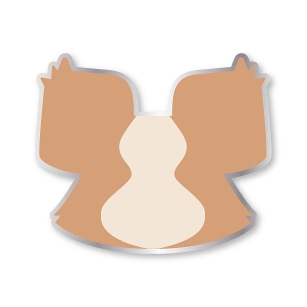 Yurucamp Chikuwa Sinon Removable Emblem