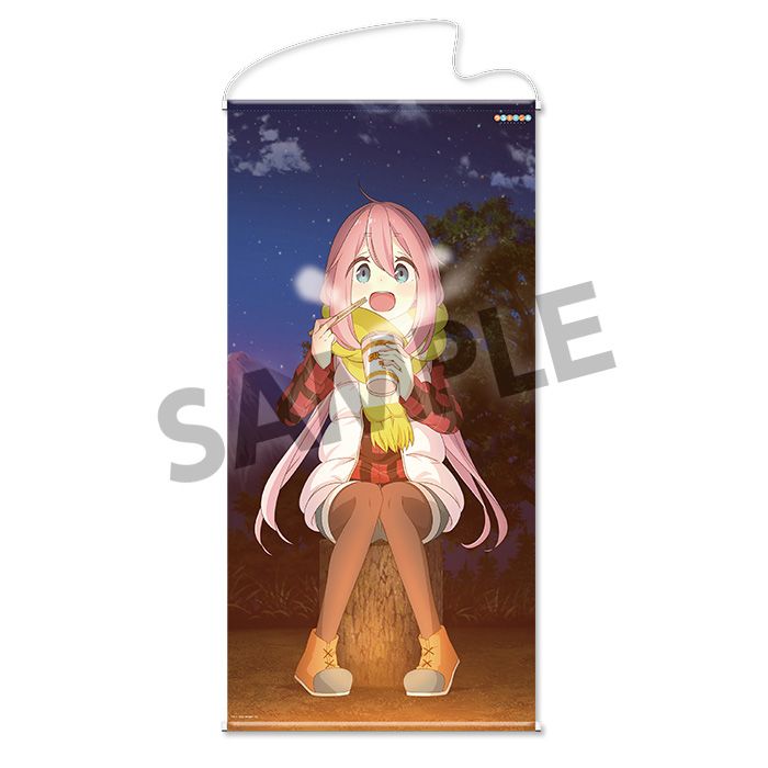 Yurucamp Original Illustration Life-size Tapestry Kagamihara Nadeshiko