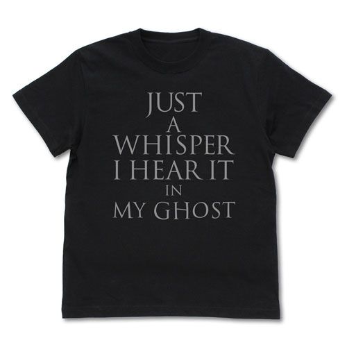 Ghost in the Shell STAND ALONE COMPLEX Just A Whisper I Hear It In My Ghost T-shirt Black 