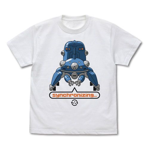 Ghost in the Shell STAND ALONE COMPLEX Synchronizing With Tachikoma T-shirt White