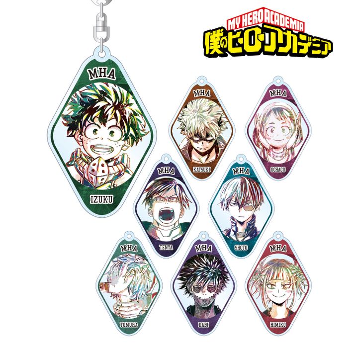 My Hero Academia Trading Ani-Art Acrylic Key Chain Vol. 2 [Set of 8]