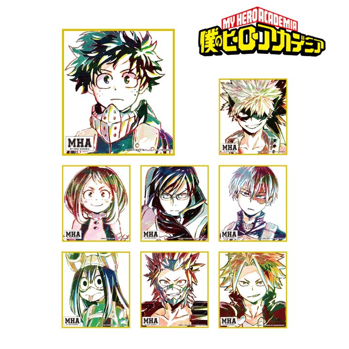 My Hero Academia Trading Ani-Art Mini Shikishi [Set of 8]