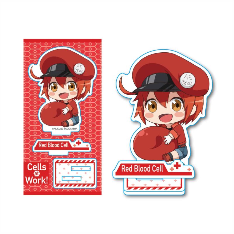 Cells at Work! GyuGyutto Acrylic Figure Red Blood Cell
