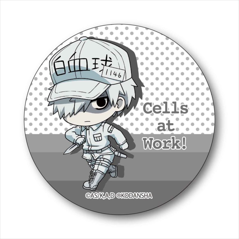 Cells at Work! TEKUTOKO Can Badge White Blood Cell (Neutrophil)
