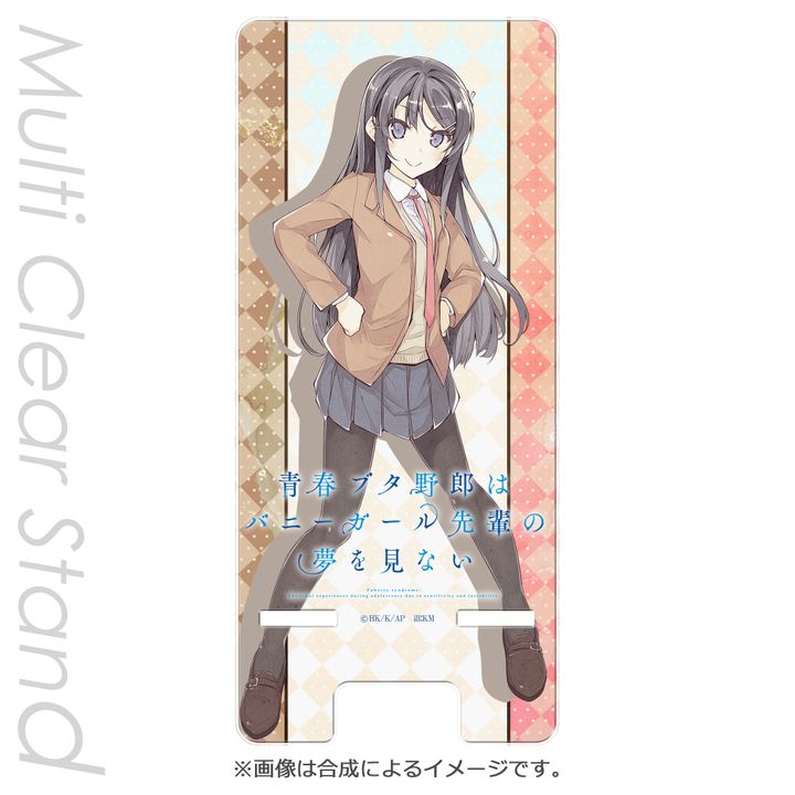 Seishun Buta Yaro wa Bunny Girl-senpai no Yume wo Minai Multi Clear Stand Sakurajima Mai School Uniform
