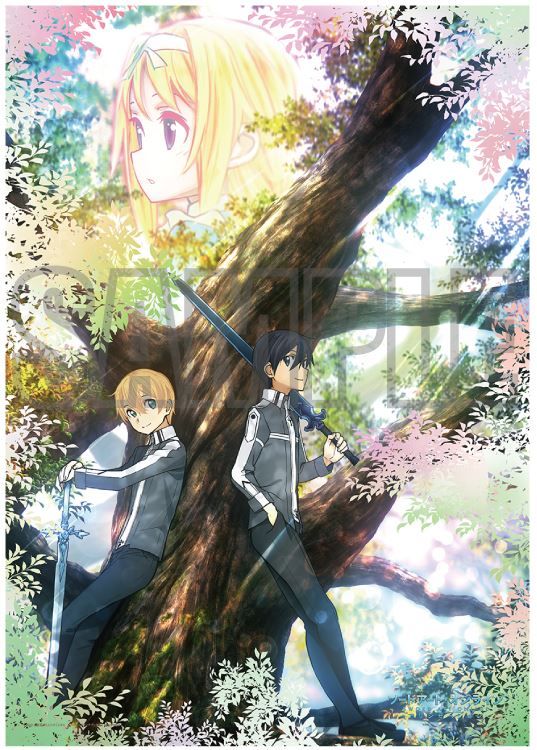 Sword Art Online -Alicization- Key Visual Metal Poster