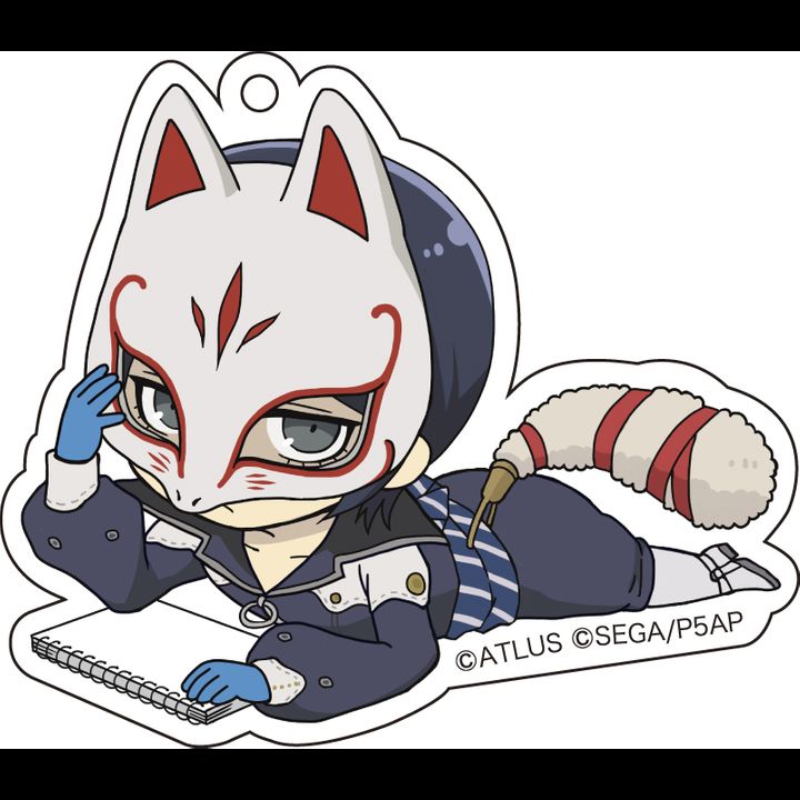 PERSONA5 the Animation Gororin Acrylic Key Chain 5 Kitagawa Yusuke