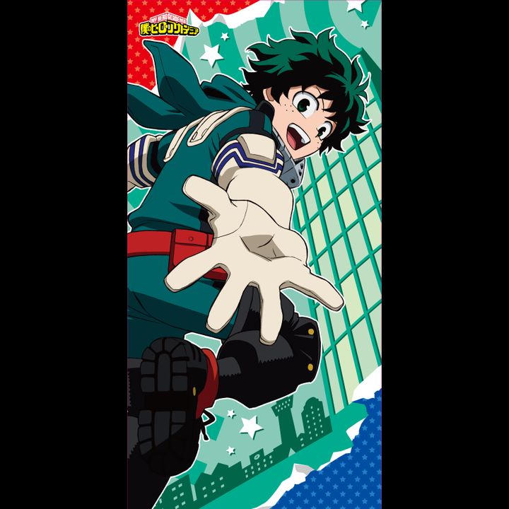 My Hero Academia Visual Bath Towel 2 1 Midoriya Izuku