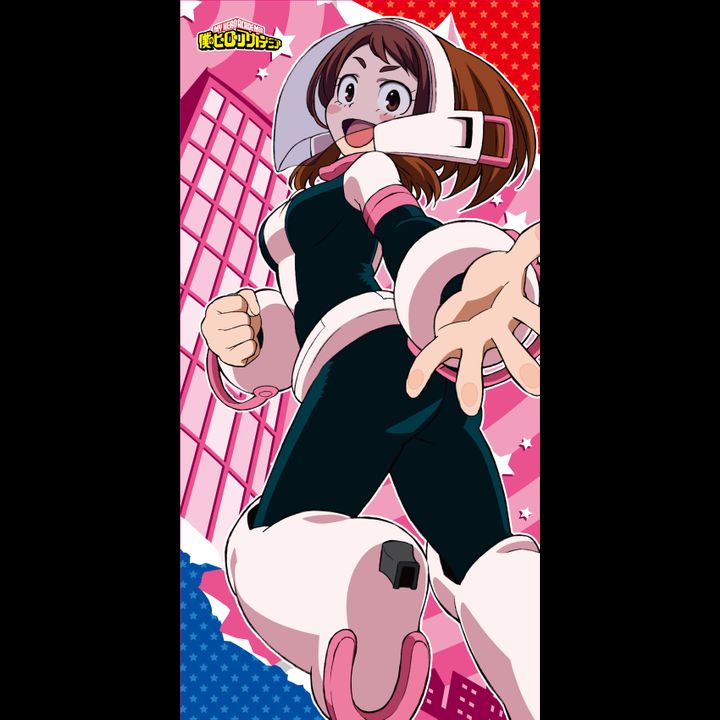 My Hero Academia Visual Bath Towel 2 3 Uraraka Ochako