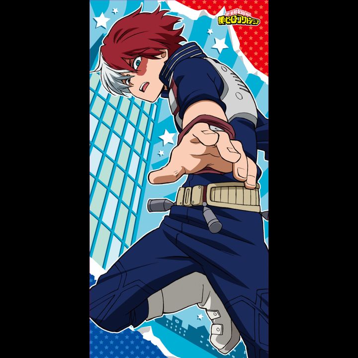 My Hero Academia Visual Bath Towel 2 4 Todoroki Shoto