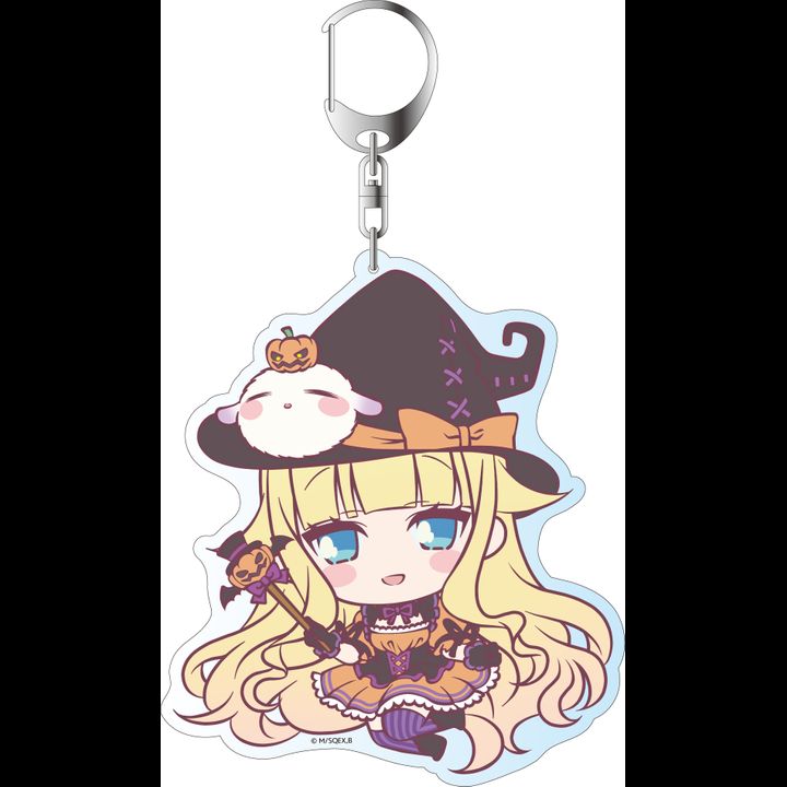 As Miss Beelzebub Likes It Deka Key Chain Beelzebub Halloween Ver.