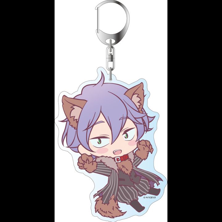 As Miss Beelzebub Likes It Deka Key Chain Mullin Halloween Ver.