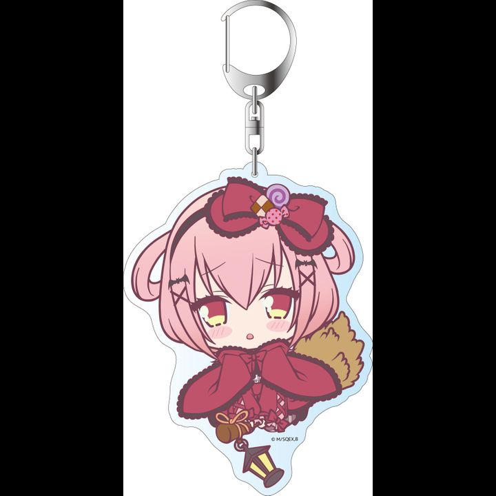 As Miss Beelzebub Likes It Deka Key Chain Belphegor Halloween Ver.