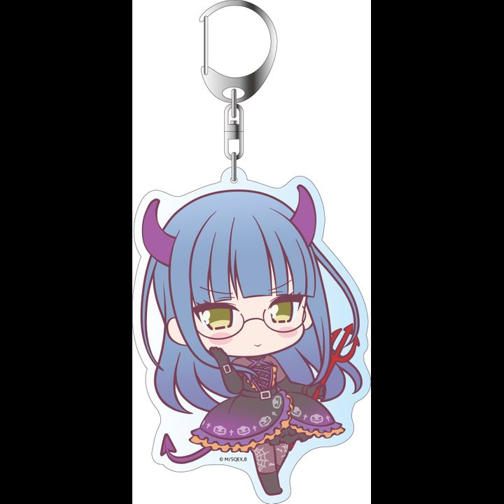 As Miss Beelzebub Likes It Deka Key Chain Eurynome Halloween Ver.
