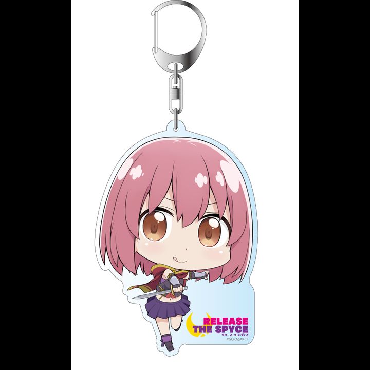 Release The Spyce Deka Key Chain Minamoto Momo Deformed Ver.