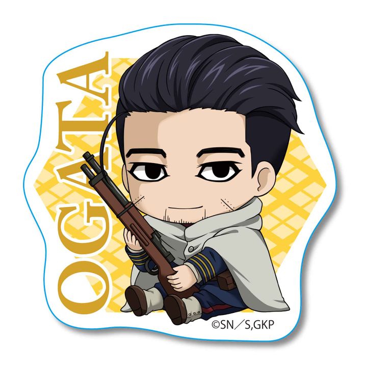 Golden Kamuy GyuGyutto Seal Ogata Hyakunosuke
