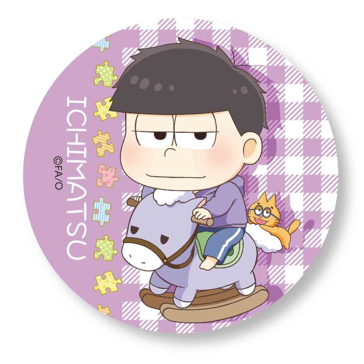 Osomatsu-san Can Badge Toymatsu Ver. Ichimatsu