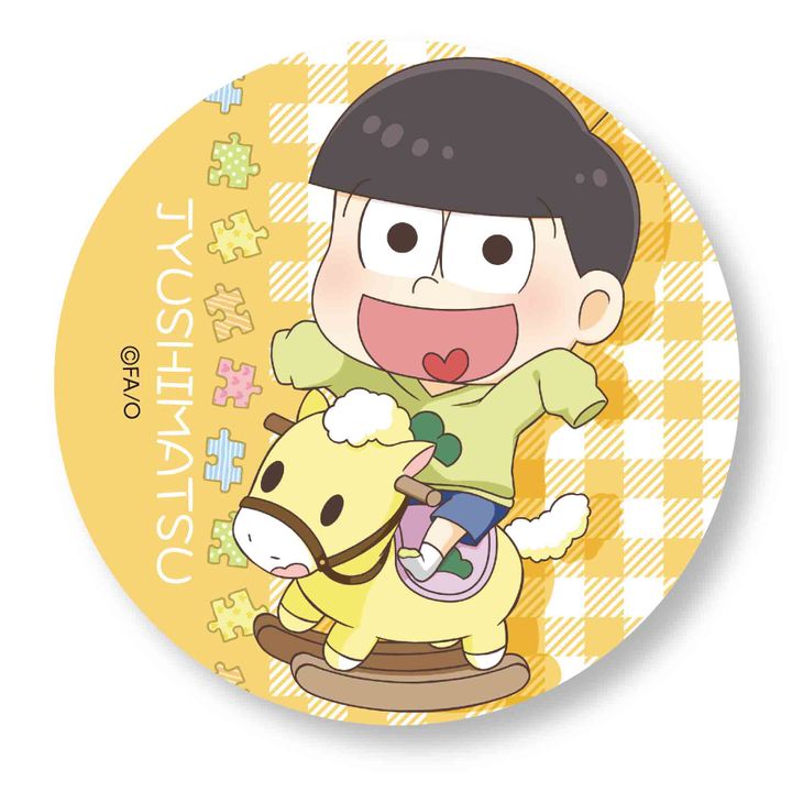 Osomatsu-san Can Badge Toymatsu Ver. Jushimatsu
