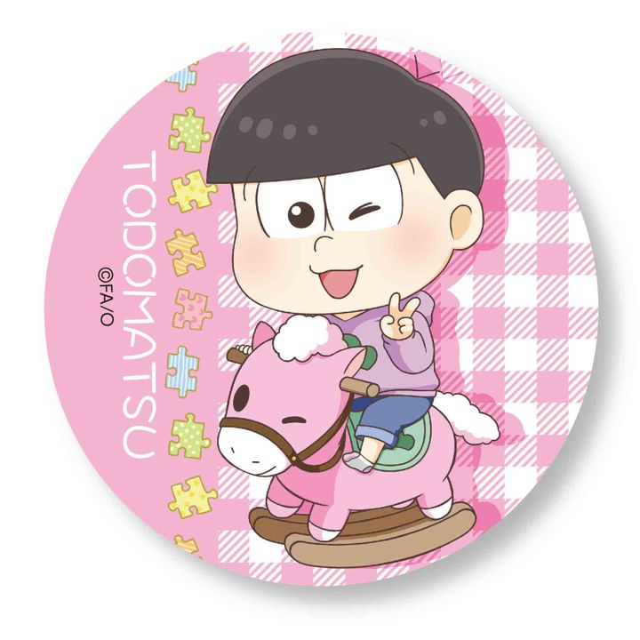 Osomatsu-san Can Badge Toymatsu Ver. Todomatsu