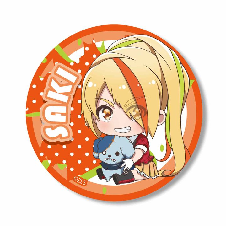 Zombie Land Saga GyuGyutto Can Badge Nikaido Saki