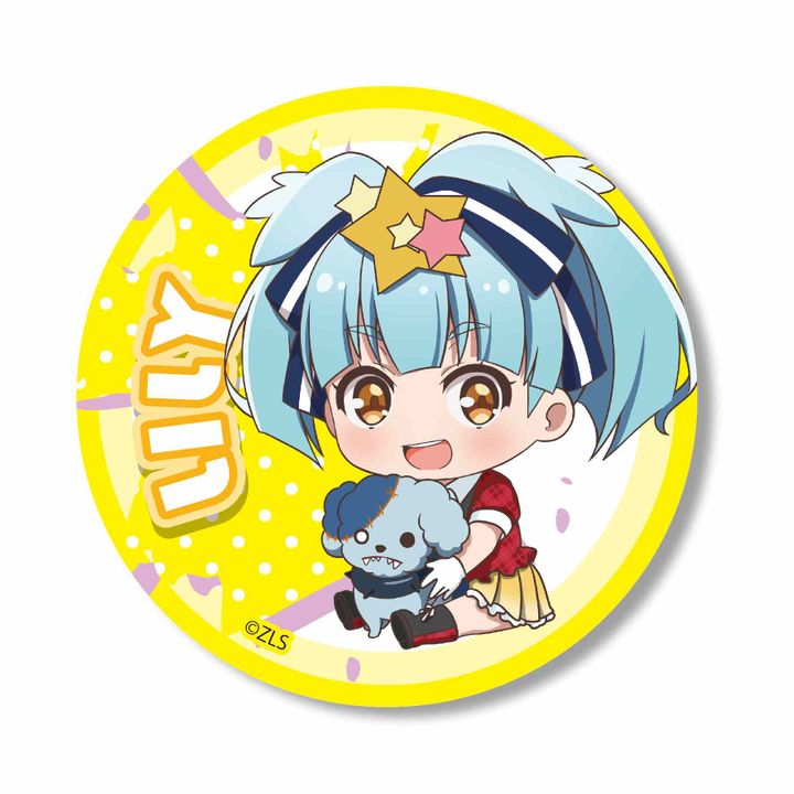 Zombie Land Saga GyuGyutto Can Badge Hoshikawa Lily