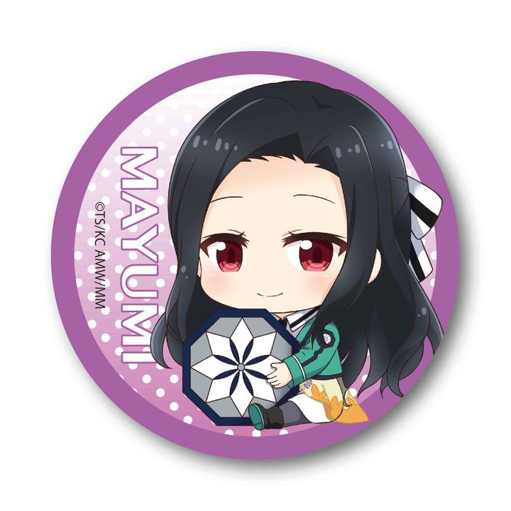 The Irregular at Magic High School the Movie GyuGyutto Can Badge Saegusa Mayumi