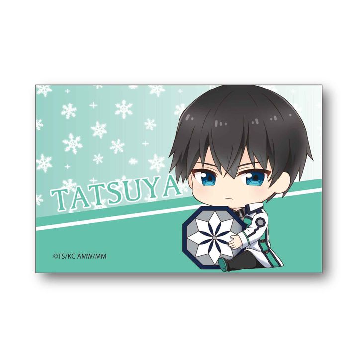 The Irregular at Magic High School the Movie GyuGyutto Big Square Can Badge Shiba Tatsuya