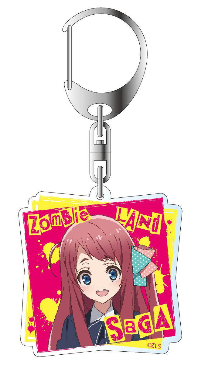 Zombie Land Saga Acrylic Key Chain Minamoto Sakura Idol Ver.