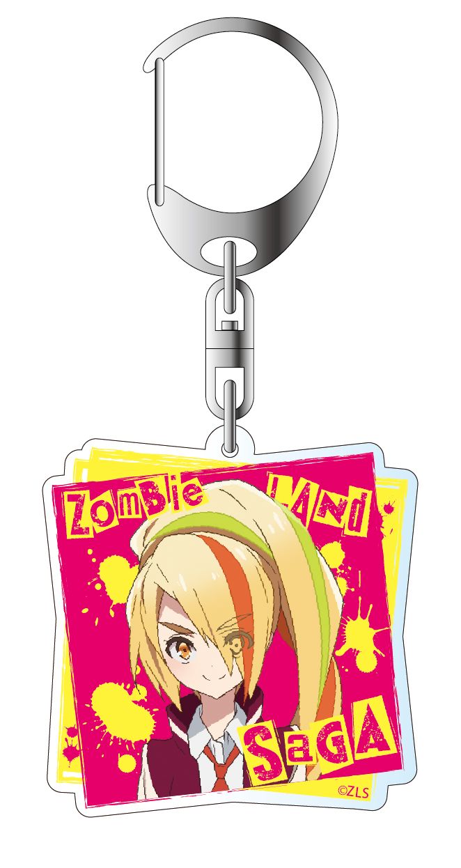 Zombie Land Saga Acrylic Key Chain Nikaido Saki Idol Ver.