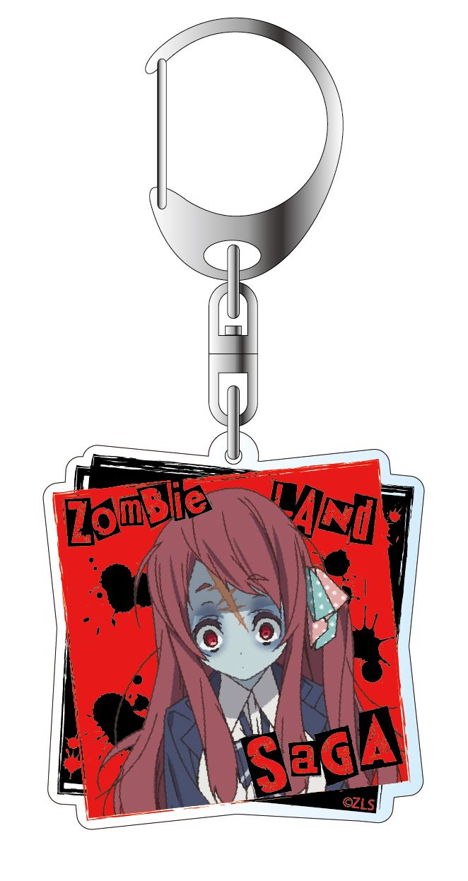 Zombie Land Saga Acrylic Key Chain Minamoto Sakura Zombie Ver.