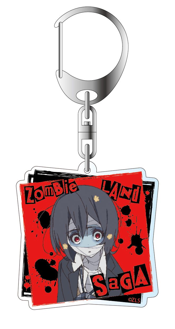 Zombie Land Saga Acrylic Key Chain Mizuno Ai Zombie Ver.