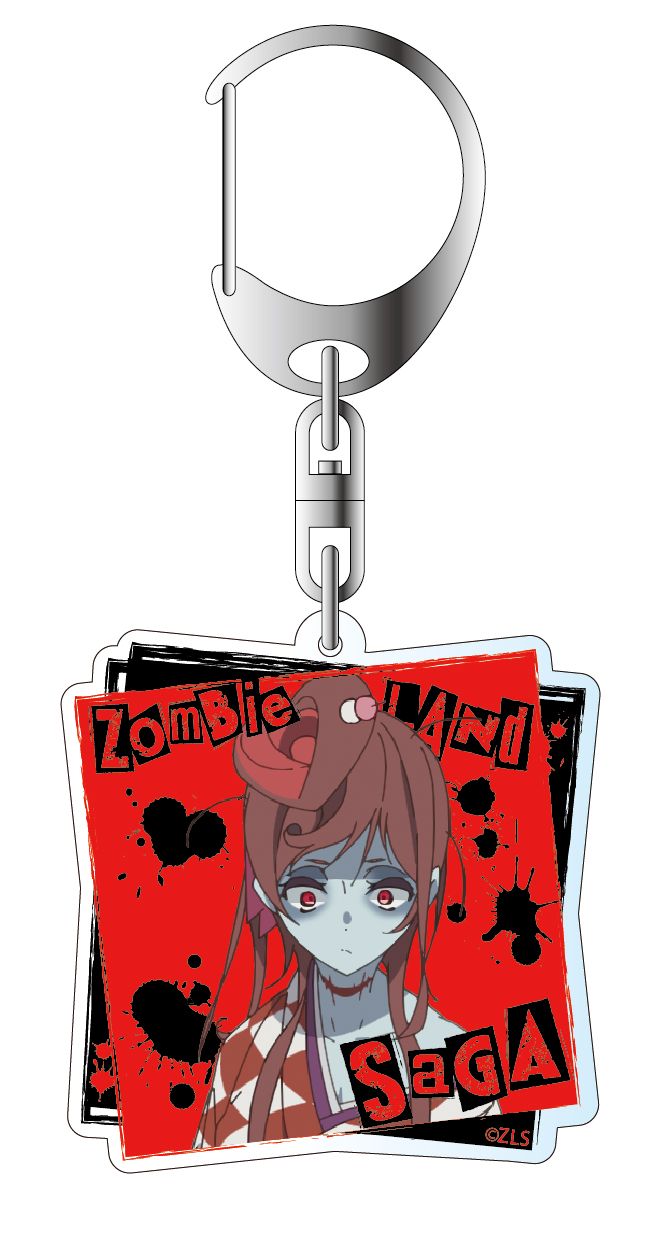 Zombie Land Saga Acrylic Key Chain Yugiri Zombie Ver.