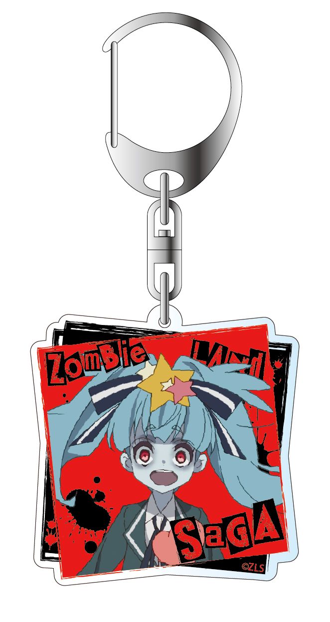 Zombie Land Saga Acrylic Key Chain Hoshikawa Lily Zombie Ver.
